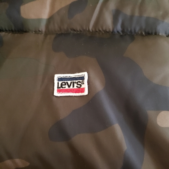 Levi's Resistant Heavyweight Bomber Camo Jacket L - Picture 9 of 16